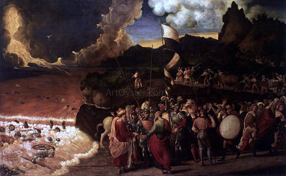  Andrea Previtali Submersion of Pharaoh in the Red Sea - Canvas Art Print