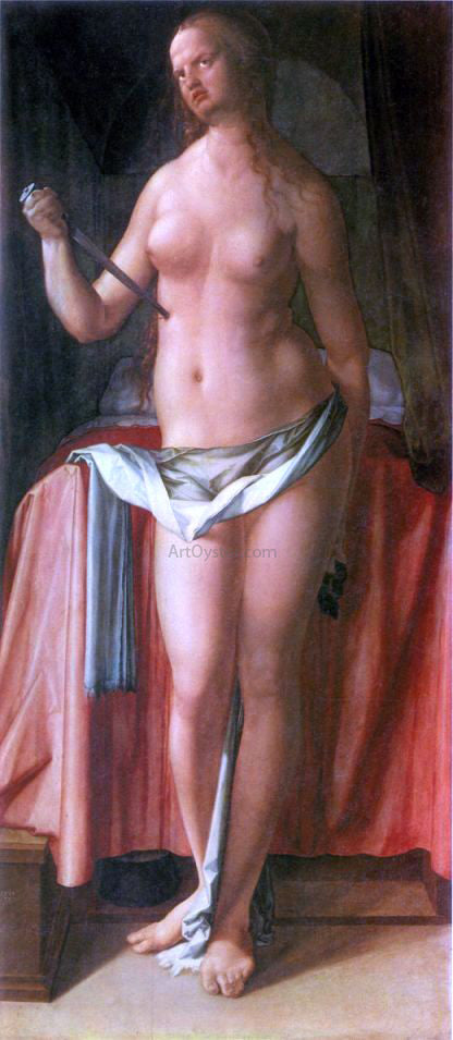  Albrecht Durer Suicide of Lucretia - Canvas Art Print