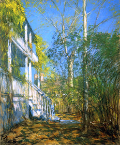  Frederick Childe Hassam Summer at Cos Cob - Canvas Art Print