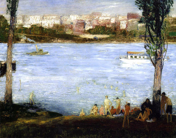  George Wesley Bellows Summer City - Canvas Art Print
