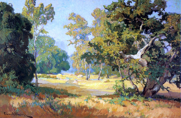  Franz Bischoff Summer Days, California Woodlands - Canvas Art Print