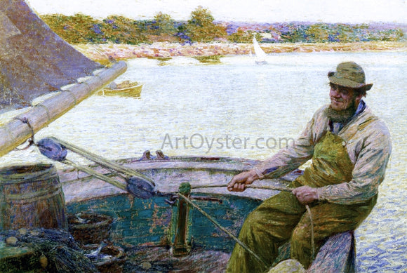 Edward Potthast Summer, New England - Canvas Art Print