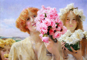  Sir Lawrence Alma-Tadema Summer Offering - Canvas Art Print