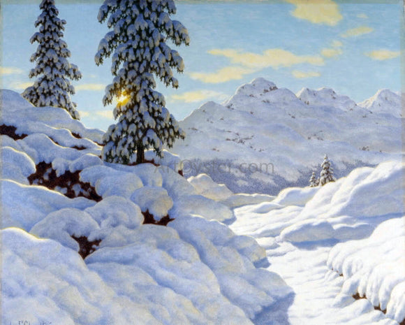  Ivan Fedorovich Choultse Sun and Snow - Canvas Art Print