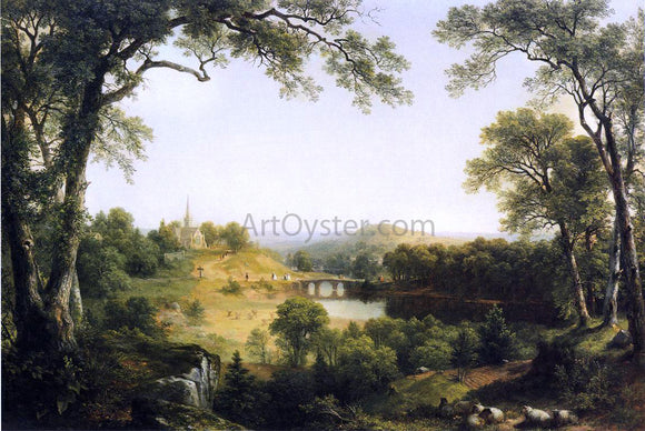  Asher Brown Durand Sunday Morning - Canvas Art Print