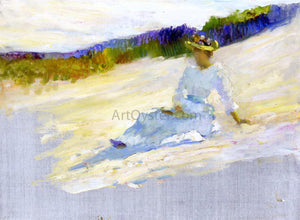  Robert Henri Sunlight, Girl on Beach, Avalon - Canvas Art Print
