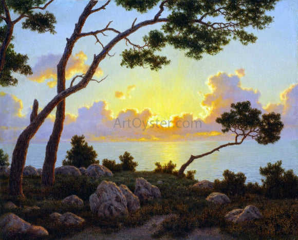  Ivan Fedorovich Choultse Sunrise, Capri - Canvas Art Print