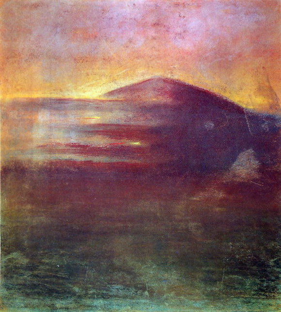  Mikalojus Ciurlionis Sunset - Canvas Art Print