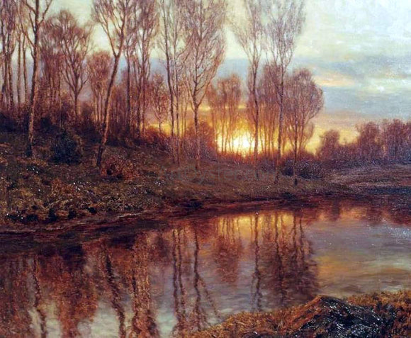  Ivan Fedorovich Choultse Sunset and River - Canvas Art Print