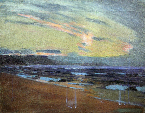  Arthur Wesley Dow Sunset at Gay Head, Martha's Vinyard, Massachusetts - Canvas Art Print