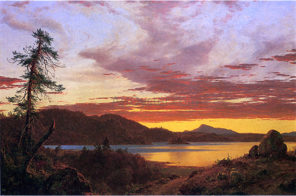  Frederic Edwin Church Sunset - Canvas Art Print