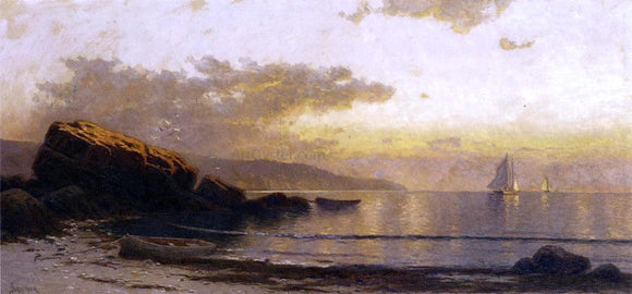  Alfred Thompson Bricher Sunset Coast - Canvas Art Print