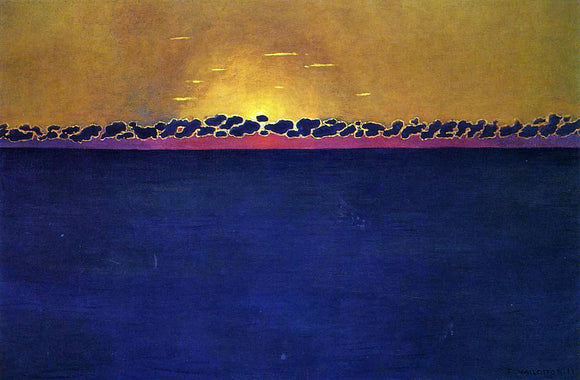  Felix Vallotton Sunset, Gray-Blue High Tide - Canvas Art Print