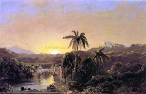 Frederic Edwin Church Sunset in Ecuador - Canvas Art Print