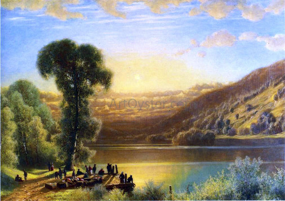  James Fairman Sunset in The Androsgoccin Valley, Maine - Canvas Art Print