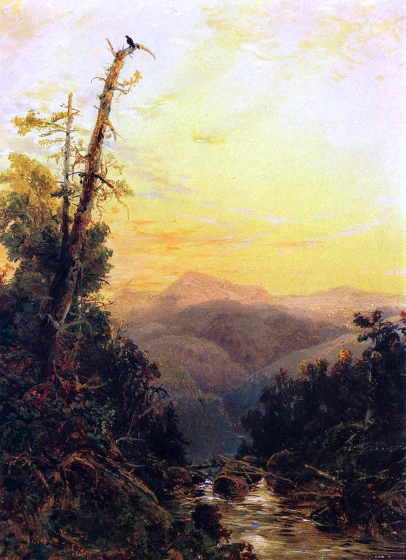  Arthur Quartley Sunset in the Catskills - Canvas Art Print