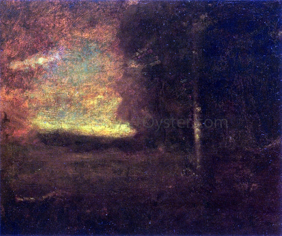  George Inness Sunset Landscape - Canvas Art Print