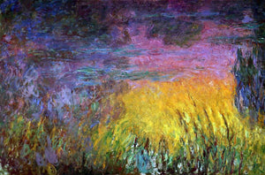  Claude Oscar Monet Sunset (left half) - Canvas Art Print