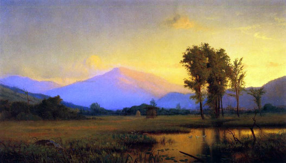  Lemuel L Eldred Sunset, Mt. Washington - Canvas Art Print