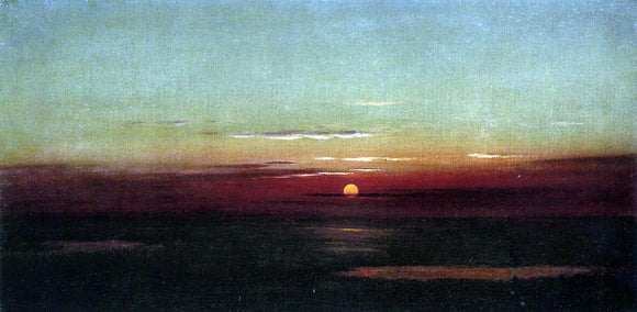  Martin Johnson Heade Sunset of the Marshes - Canvas Art Print