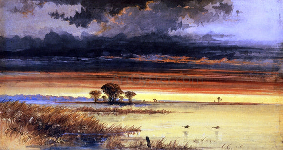  James Hamilton Sunset on the Jersey Flats - Canvas Art Print
