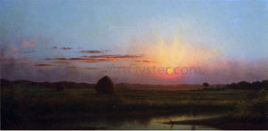  Martin Johnson Heade Sunset over the Marsh - Canvas Art Print