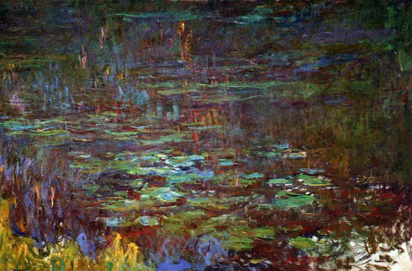  Claude Oscar Monet Sunset (right half) - Canvas Art Print