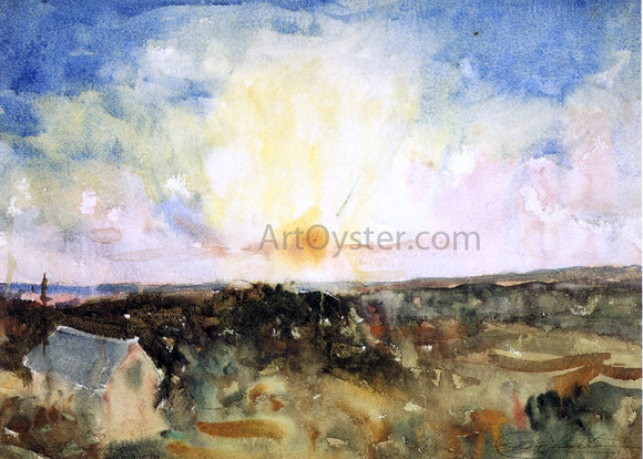  Charles Webster Hawthorne Sunset Spendor - Canvas Art Print