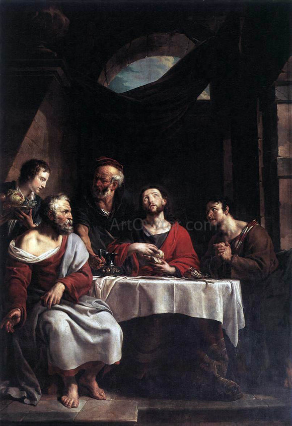 Willem Herreyns Supper at Emmaus - Canvas Art Print