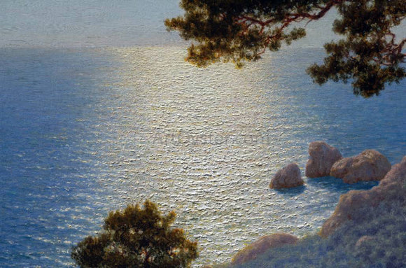  Ivan Fedorovich Choultse Sur La Corniche (Cote d'Azur) Detail - Canvas Art Print