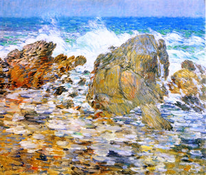  Frederick Childe Hassam Surf, Appledore - Canvas Art Print