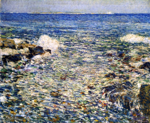  Frederick Childe Hassam Surf, Isles of Shoals - Canvas Art Print