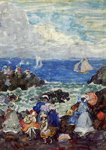  Maurice Prendergast Surf, Nantasket - Canvas Art Print