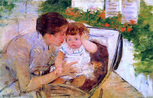  Mary Cassatt Susan Comforting the Baby (no.2) - Canvas Art Print