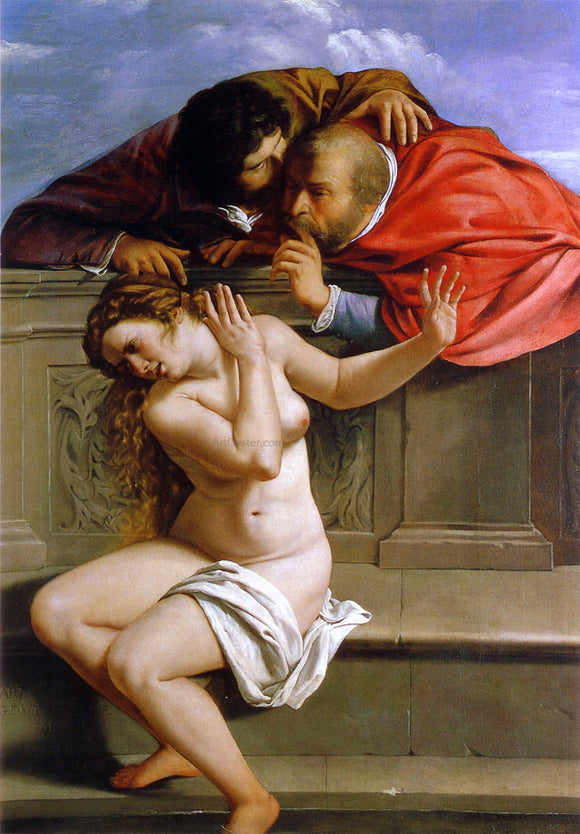  Artemisia Gentileschi Susanna and the Elders - Canvas Art Print