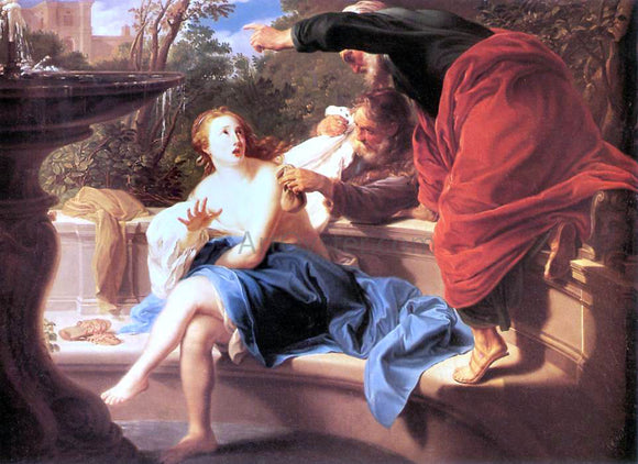  Pompeo Girolamo Batoni Susanna and the Elders - Canvas Art Print