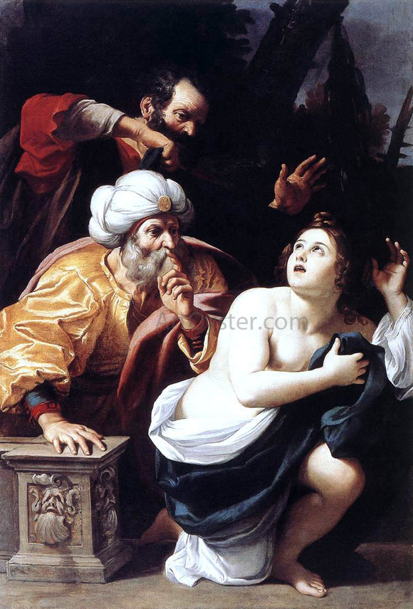  Sisto Badalocchio Susanna and the Elders - Canvas Art Print