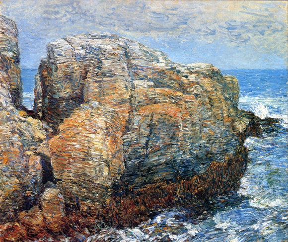  Frederick Childe Hassam Sylph's Rock, Appledore - Canvas Art Print