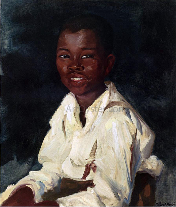  Robert Henri Sylvester-Smiling - Canvas Art Print