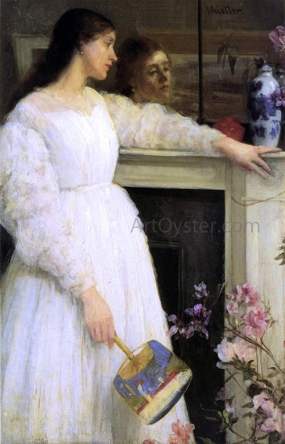 James McNeill Whistler Symphony in White, No. 2: The Little White Girl - Canvas Art Print