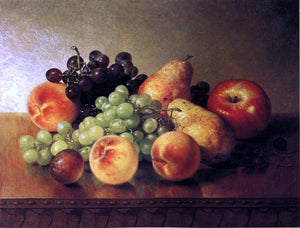  Robert Spear Dunning Tabletop with Fruit - Canvas Art Print