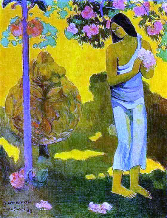  Paul Gauguin Te Avae No Maria (also known as Month of Mary) - Canvas Art Print