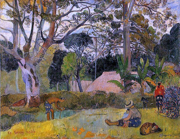  Paul Gauguin Te Raau Rahi (also known as The Big Tree) - Canvas Art Print