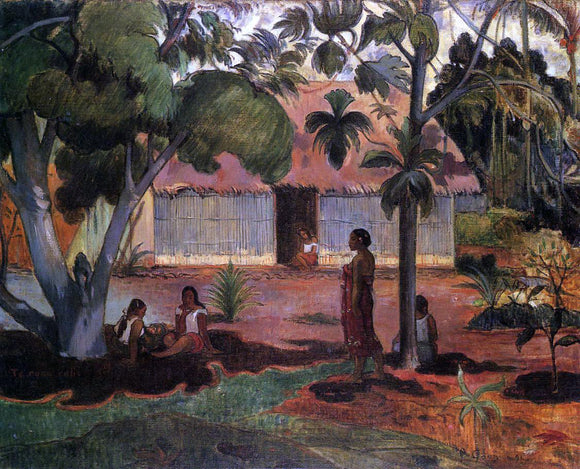  Paul Gauguin Te Ra'au Rahi (also known as The Large Tree) - Canvas Art Print
