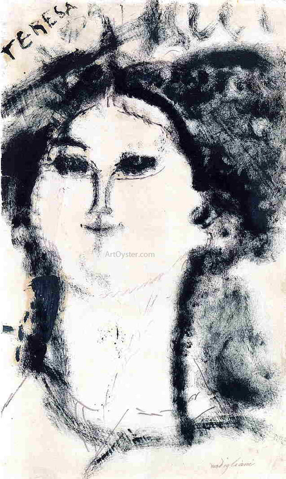  Amedeo Modigliani Teresa - Canvas Art Print
