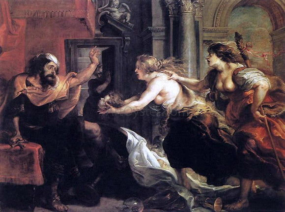  Peter Paul Rubens Tereus Confronted with the Head of his Son Itylus - Canvas Art Print