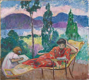  Henri Lebasque Terrace in Cannes - Canvas Art Print