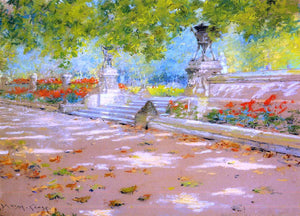  William Merritt Chase Terrace, Prospect Park - Canvas Art Print