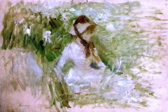  Berthe Morisot Tete de chien griffon, Follette - Canvas Art Print