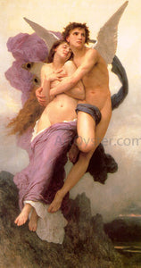  William Adolphe Bouguereau Abduction of Psyche - Canvas Art Print